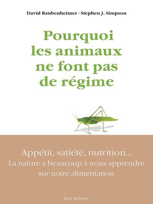 cover image of Pourquoi les animaux ne font pas de régime